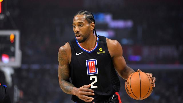 开云体育入口-提前备战季后赛？莱昂纳德伤势不明或常规赛报销